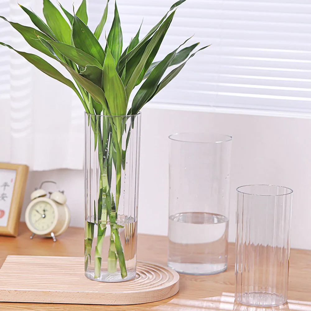 Centerpiece Vase Tall - Акриловая прозрачная цилиндрическая ваза для цветов,