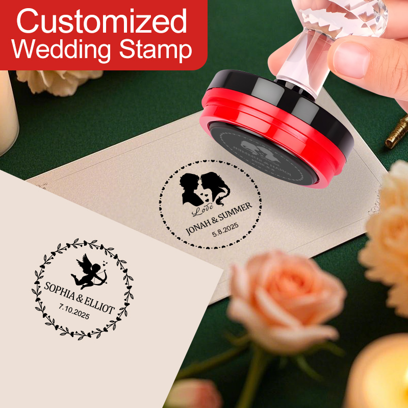 Wedding Event Supply - Индивидуальный штамп-печать для свадебной канцелярии -