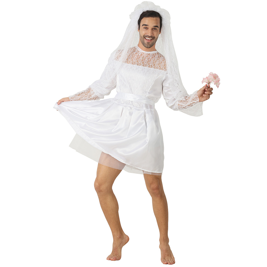 Wedding Dress Supply - Костюм для мальчишника: свадебное платье, костюм