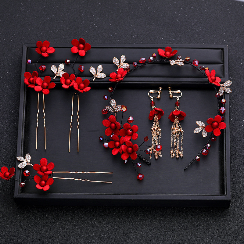 Wedding Supply Store - 5 шт. винтажные золотые красные цветочные