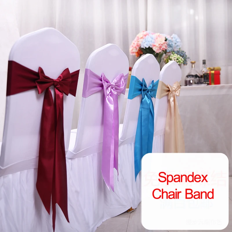 Chair Sash Organza - 25 шт., атласные ленты из спандекса