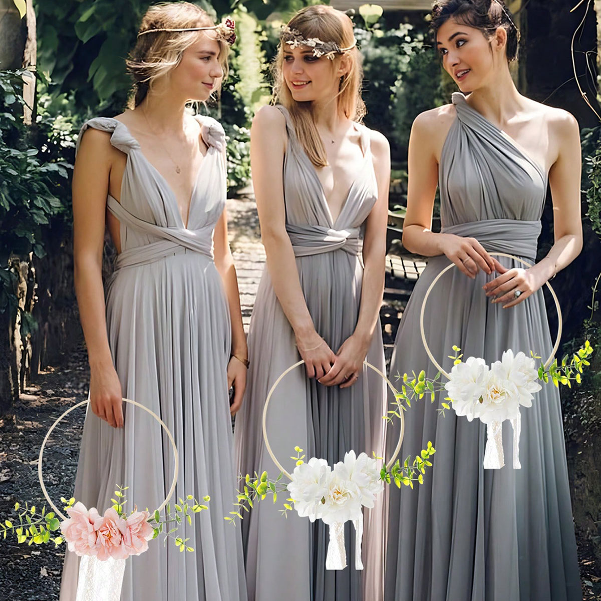 1 шт. свадебный круглый бамбук – обзор и цена Wedding Dress Supply