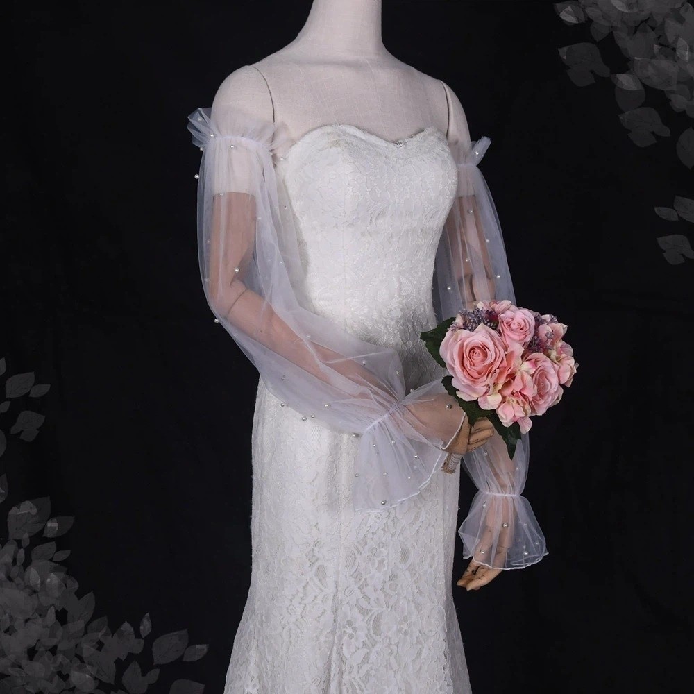 Декоративные свадебные рукава  – обзор и цена Wedding Dress Supply