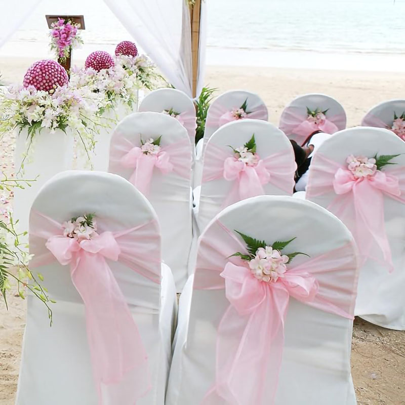 Банты-шарфы из органзы для сту – обзор и цена Chair Sash Organza