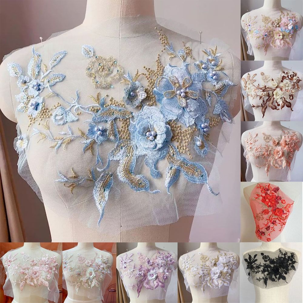 3D цветы, расшитые бисером кру – обзор и цена Wedding Dress Supply