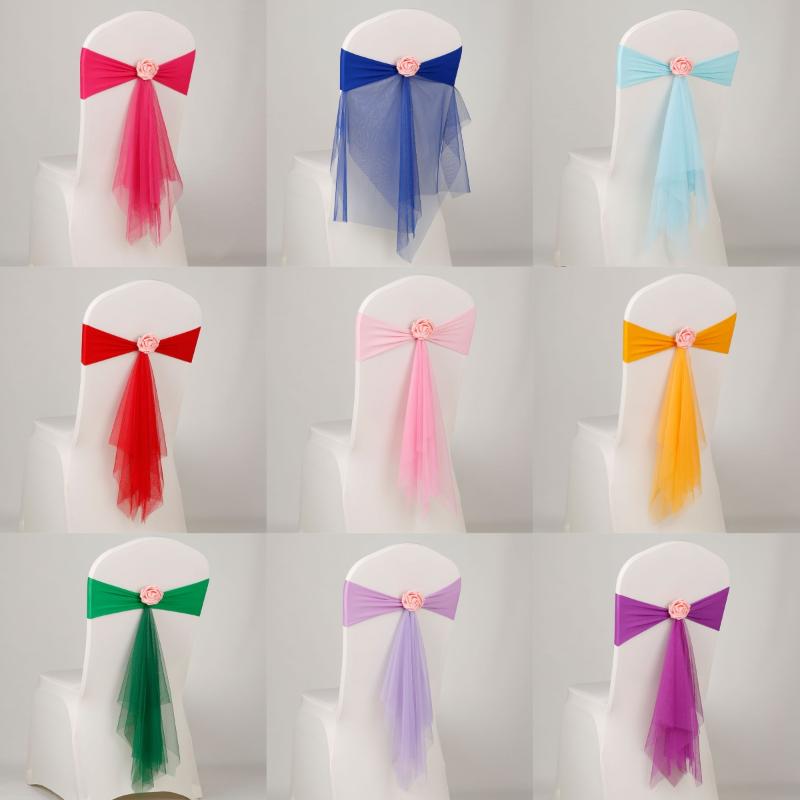 1 шт. Органзовые ленты для сту – обзор и цена Chair Sash Organza