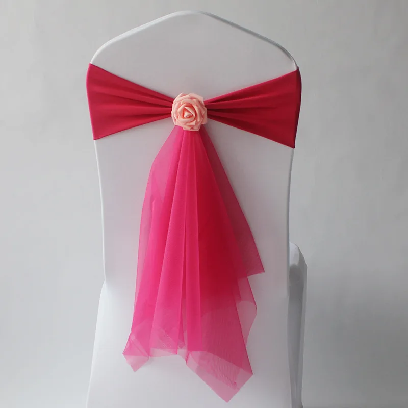 Свадебное украшение, пояс для  – обзор и цена Chair Sash Organza