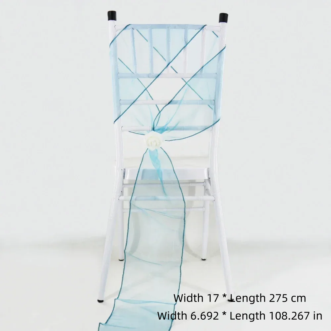Декоративные ленты из органзы  – обзор и цена Chair Sash Organza