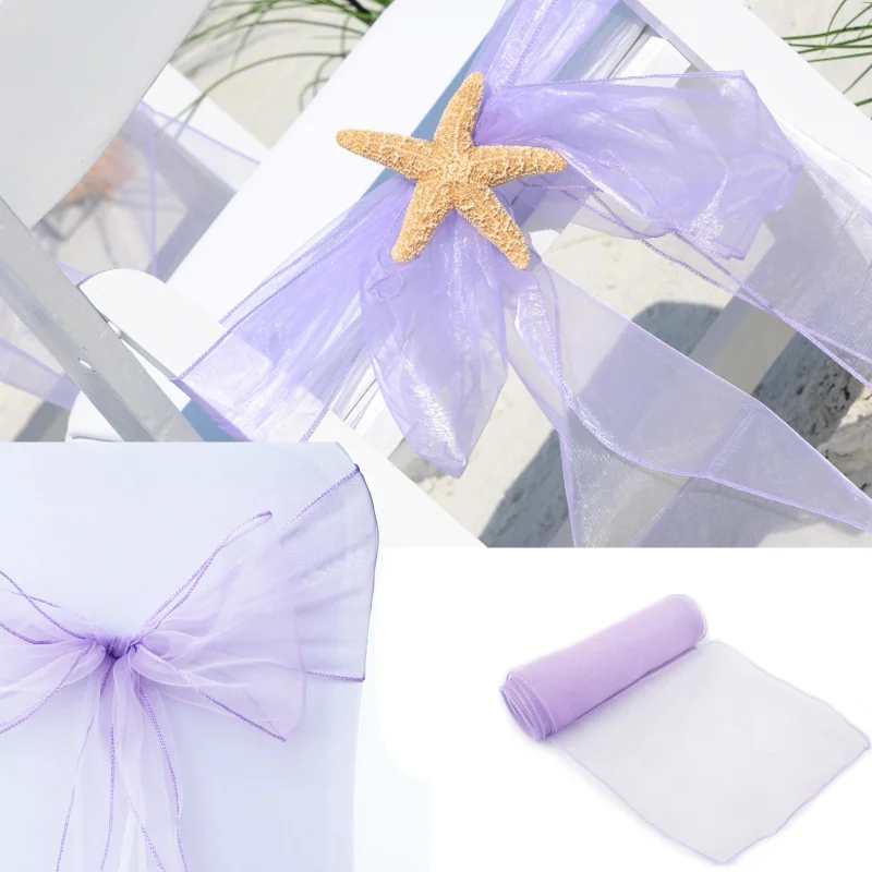 Декоративные ленты из органзы  – обзор и цена Chair Sash Organza