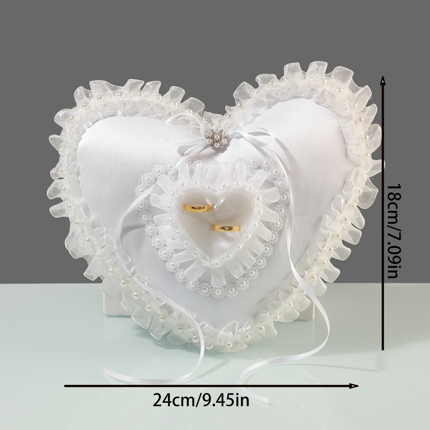 Белая подушка для обручальных  – обзор и цена Wedding Ceremony Supply