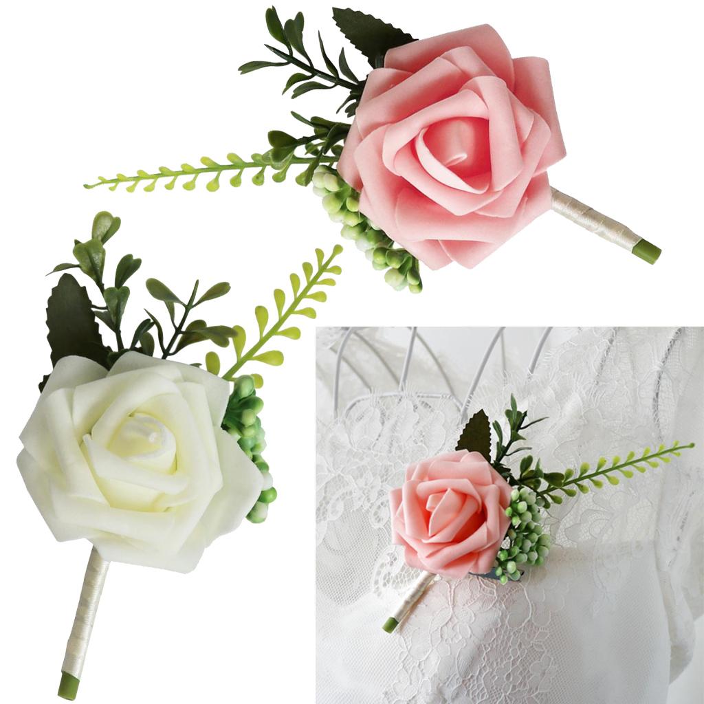 Искусственная бутоньерка из ро – обзор и цена Wedding Ceremony Supply
