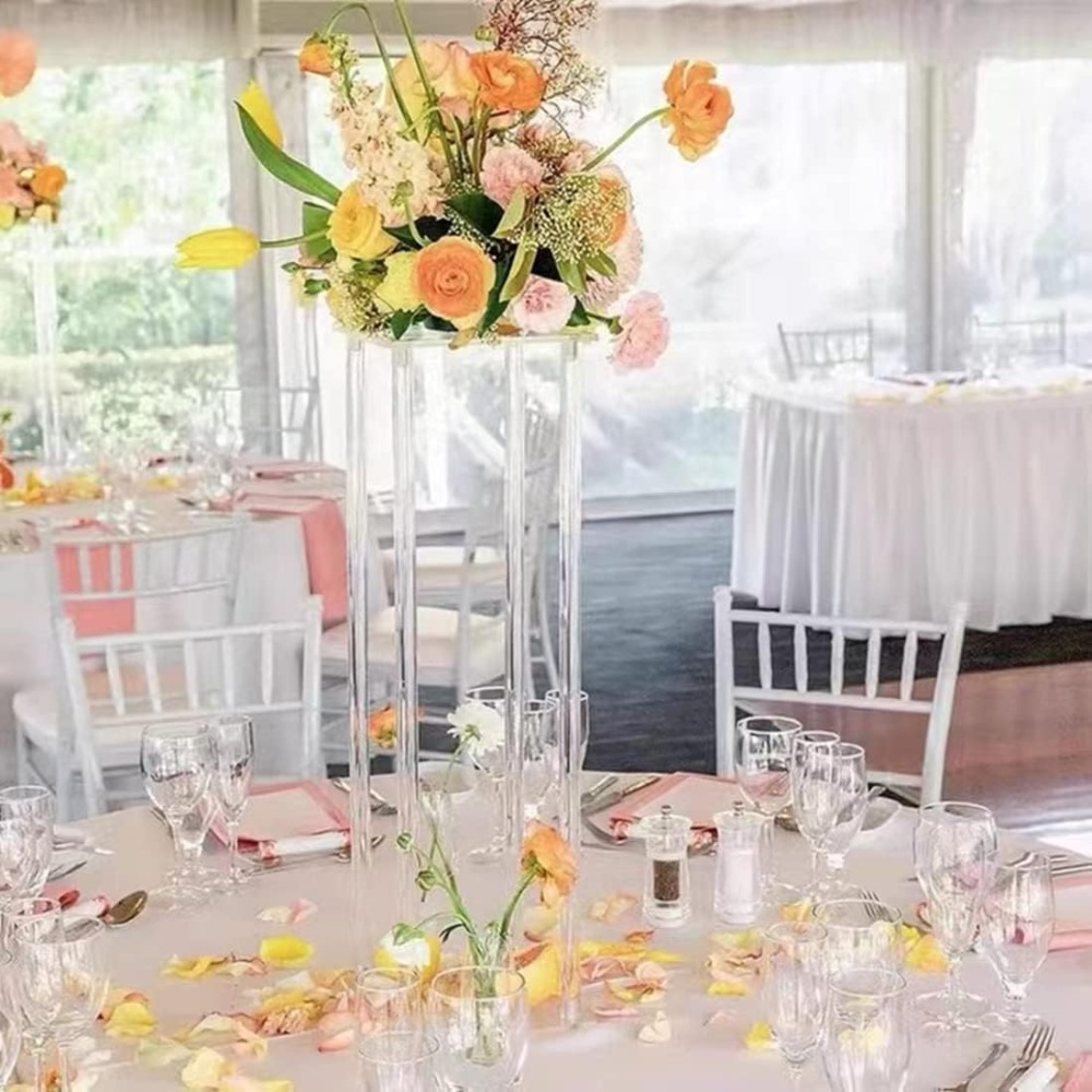 Прозрачные акриловые прямоугол – обзор и цена Centerpiece Vase Tall