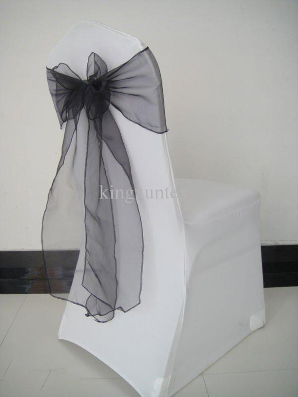Новинка банты для стула 50 шт. – обзор и цена Chair Sash Organza