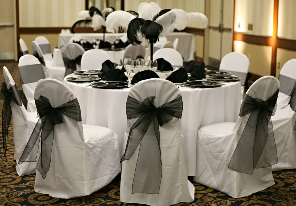 Новинка банты для стула 50 шт. – обзор и цена Chair Sash Organza