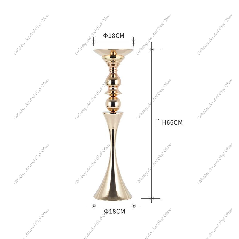 10 шт. H66CM f30 Iron Art Gold – обзор и цена Centerpiece Vase Tall